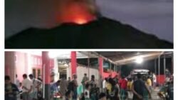 Gunung Ruang di Sulut Erupsi, Ratusan Warga dievakuasi